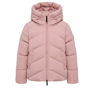 After Label Piumino Trapuntato Rosa Con Cappuccio 3441O00040/3 Per Bambina