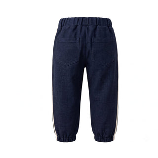 Palm Angels Pantaloni Jogger Blu F6PAMBPA210/126 Per Neonato