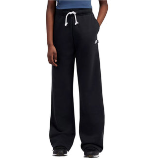 New Balance Pantaloni Sportivi Neri In Cotone LAKG0216-BK101 Per Bambina