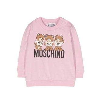 Moschino Felpa girocollo con stampa MSF04Q