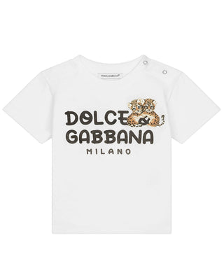 Dolce & Gabbana T-Shirt  Con Logo L1JTEY-G7MKA Neonati