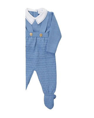 Ponto Por Ponto Zweiteiliger Playsuit mit Latzhose 3/835