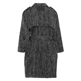 MSGM Cappotto Doppiopetto Grigio F6MSJGCO168/102 Per Bambina