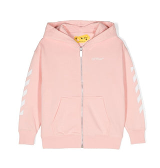 Off-White Kapuzenpullover mit Reißverschluss OGBE001F23FLE0013001