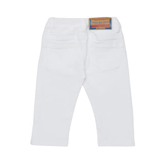 Diesel Jeans In Denim Bianco Per Neonati K00312-KXBR6-K100