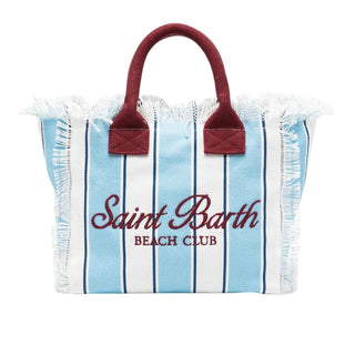 Mc2 Saint Barth Borsa Colette In Canvas Con Fantasia A Righe COL0001/00938L