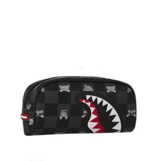SPRAYGROUND Astuccio GRAY PEEKING CHARACTER CHECK 910B8913NSZ
