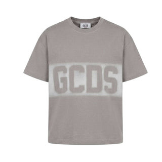 GCDS T-shirt Grigia Con Stampa C2BJQC526J341/953I Per Bambini