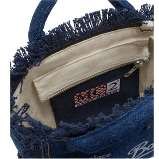 Mc2 Saint Barth Borse Vanity Mini In Denim Scuro VAMI001/00431L