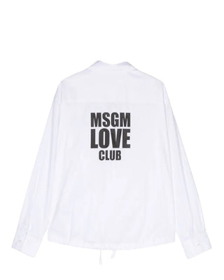 Msgm Camicia a maniche lunghe con logo F4MSJGSI130