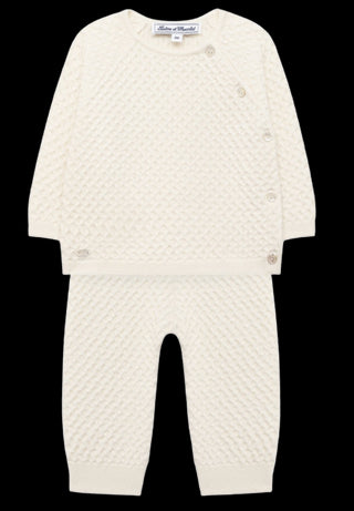 Tartine et Chocolat Zweiteiliger Playsuit tr36011 KNÖPFE AUF DER VORDERSEITE