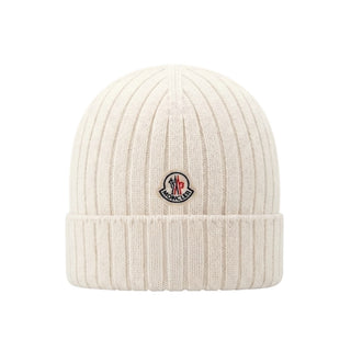 Moncler Cappello Avorio In Lana Vergine L29513B00006-040 Per Neonati