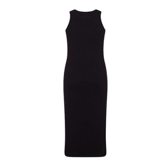 Msgm Abito Nero A Coste Con Paillettes S6MSJGDR101