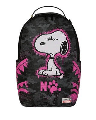 SPRAYGROUND Zaino PEANUTS SNOOPY PINK STENCIL DLXSV 910B8781NSZ