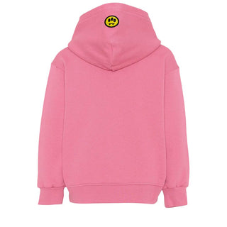 Barrow Felpa Rosa Con Cappuccio E Teddy F6BKJUHS031-409 Per Bambina