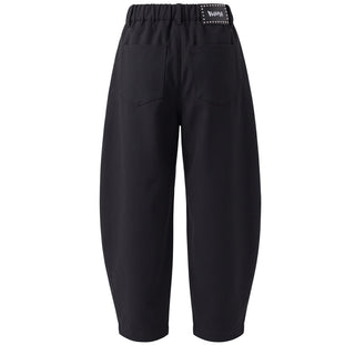 Disclaimer Pantaloni Balloon Neri In Gabardine 26IDK59237N Per Bambina