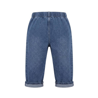 SNUG Jeans In Denim Blu Con Ricamo 934AV6W123R23 Per Neonata