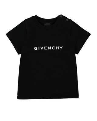 Givenchy T-shirt in jersey con logo sul davanti H30887