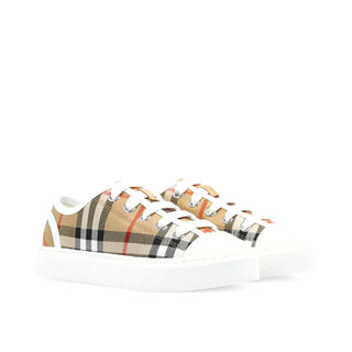 Burberry Sneakers con Tessuto Check 81145701 In Cotone