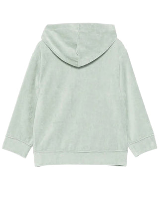 Teddy & Minou Felpa con zip e cappuccio in ciniglia I24GD013M0137