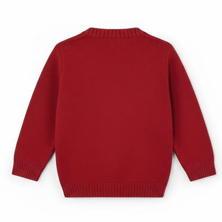 Dottor Kids Maglia Cardigan in misto lana con scollo a V DK14J