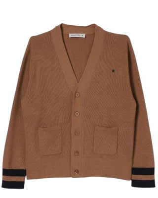 Manuel Ritz Maglia cardigan con simbolo MR2729