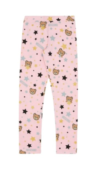 Moschino Leggings leggins neonato MBP02N