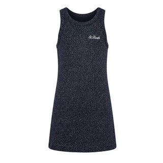 Mc2 Saint Barth Abito Jennifer Nero Lurex JNF0002/02255L Per Bambina