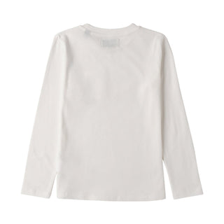 Roy Roger's T-shirt in jersey a maniche lunghe con logo RF127