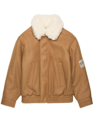 N21 Giubbino bomber in panno con logo N21981-N0286