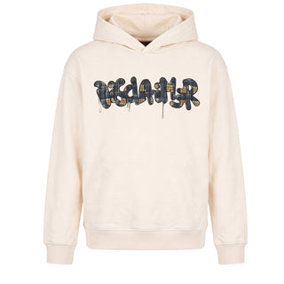 Disclaimer Felpa Avorio Con Cappuccio 26IDK59187A Per Bambino