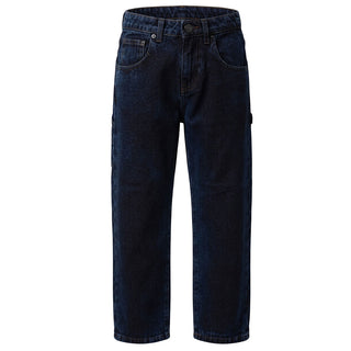 Patriot Jeans Loose In Denim Blu Scuro PK6F2WPBKC23 Per Bambino
