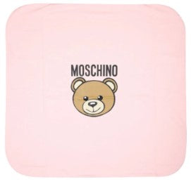 Moschino Blanket WITH PRINTED TEDDY mub00c