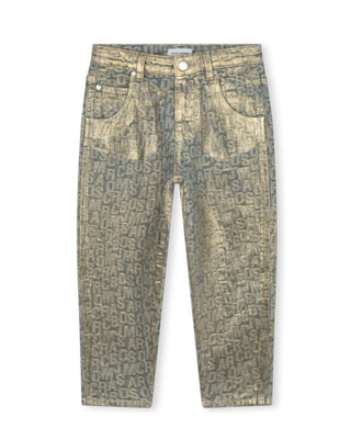 Marc jacobs Pantaloni in denim con logo jacquard W60251