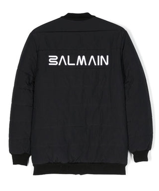 Balmain Giubbino Con Logo BT2Q47 E Zip Da Bambino