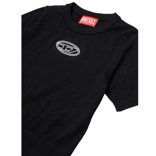 Diesel T-shirt In Maglia Con Oval D J02654-RLAXU-K900