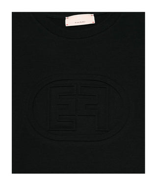 Elisabetta Franchi T-shirt cropped con logo EGTS093