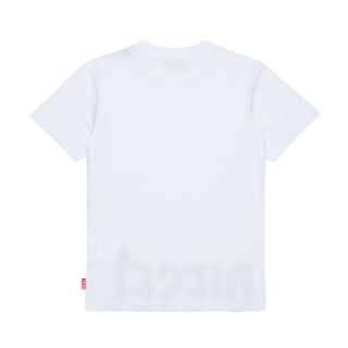 Diesel T-shirt Bianca Con Logo J03040-00YI9-K100 Per Bambini