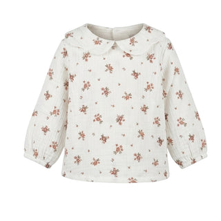 SNUG Camicia Bianca Con Fantasia Floreale 934BD6W090J37 Per Neonata