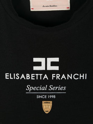 Elisabetta Franchi Crewneck T-shirt with print EFTS216.0