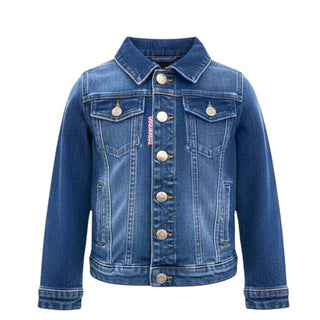 Dsquared2 Giubbino Jeans Con Logo DQ2254 D0ABX