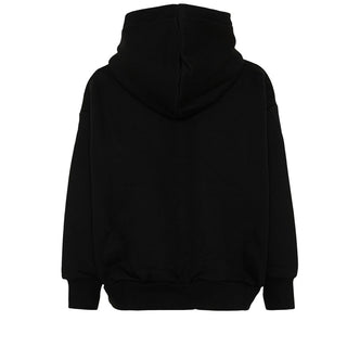 Barrow Felpa Nera Con Cappuccio F6BKJUHS038-110 Per Bambini