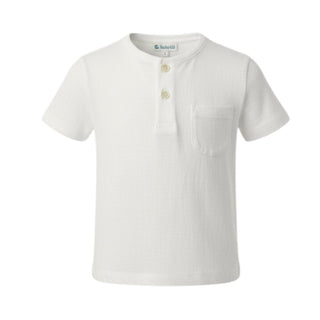 Lalalù T-shirt Avorio A Maniche Corte Per Bambino TSL160RB