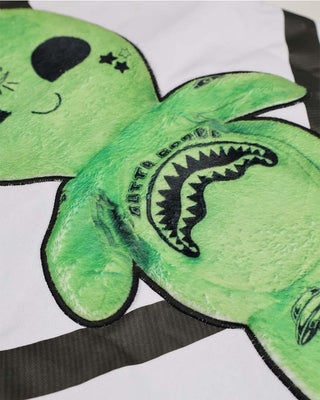 SPRAYGROUND Felpa bianca in cotone con stampa SPY1333G