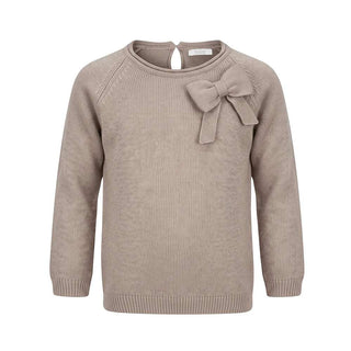 Coccodè Maglia In Misto Lana Con Fiocco C64635/117J Per Bambina