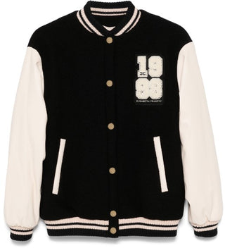 Elisabetta Franchi College Jacket EFGB122.0 Logo