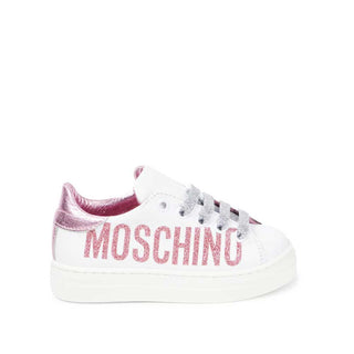 Moschino Sneakers Con Scritta 78590 Logo In Pelle
