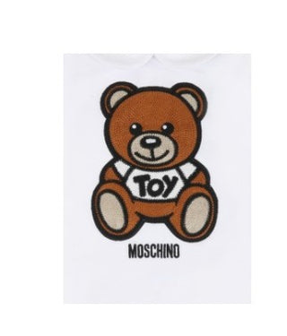 Moschino Romper WITH EMBROIDERED TEDDY MMT01H WITH CLIPS