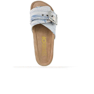 Colors Of California Sandali In Denim HC.BIO503 e Sughero