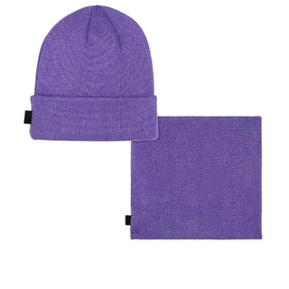 Karl Lagerfeld Cappello e scaldacollo con patch Z30333